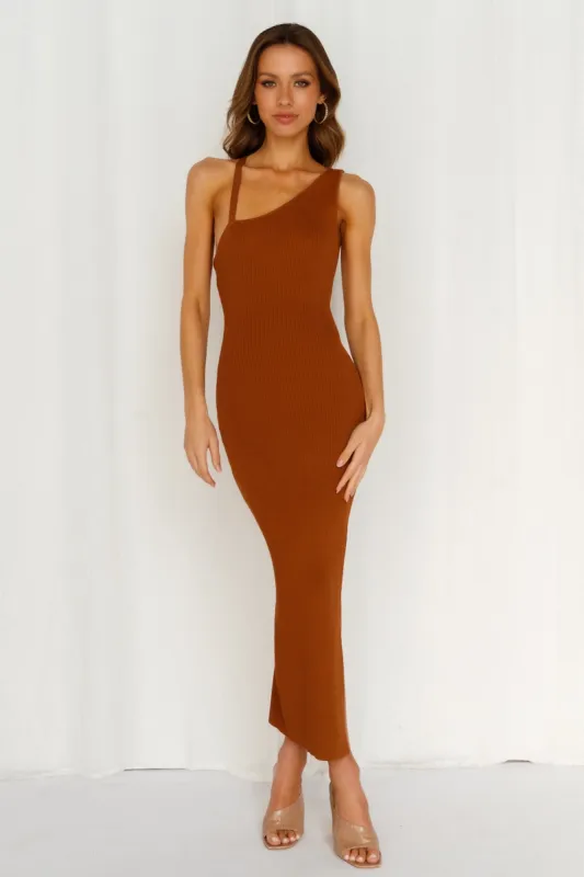 Airy Dreams Maxi Dress Brown sold by Hello Molly