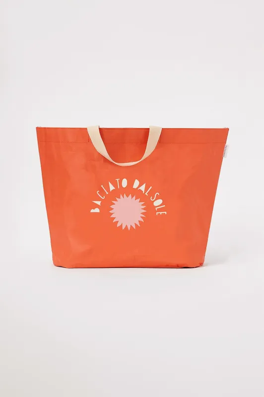 SUNNYLIFE Carryall Bag Baciato Dal Sole Terracotta sold by Hello Molly