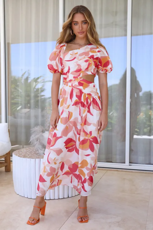 Wanting To Be Maxi Dress Red sold by Hello Molly