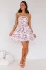 Garden Of Dreams Strapless Mini Dress White sold by Hello Molly
