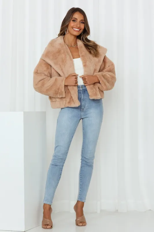 Special Treat Jacket Camel sold by Hello Molly