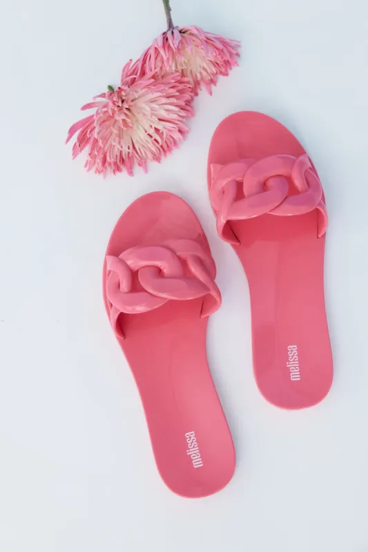 MELISSA Jelly Chain Slides Pink sold by Hello Molly