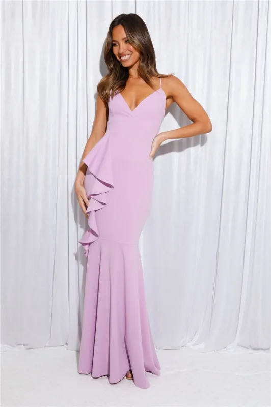 Girl Class Maxi Dress Lilac sold by Hello Molly