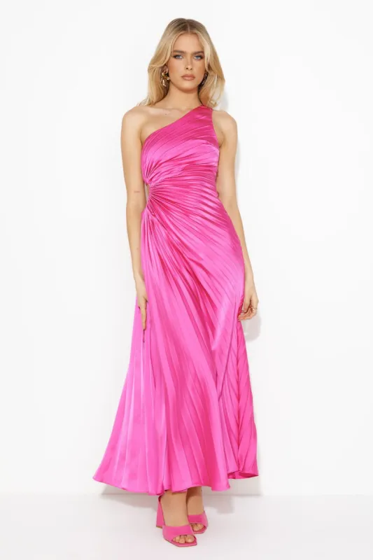 Season Of Weddings Maxi Dress Hot Pink sold by Hello Molly