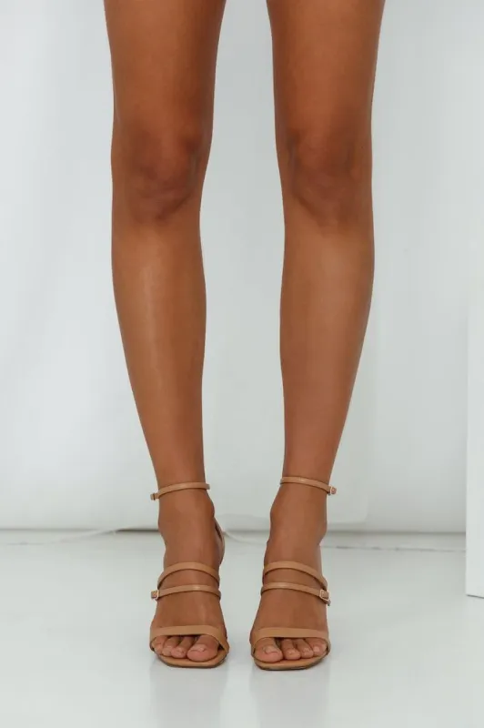 A LIST Cher Heels Camel sold by Hello Molly