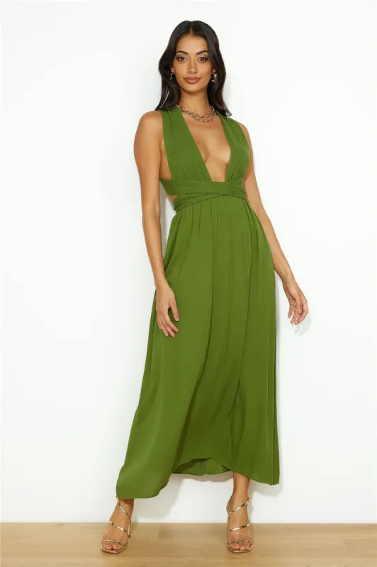 Free Me Maxi Dress Green sold by Hello Molly