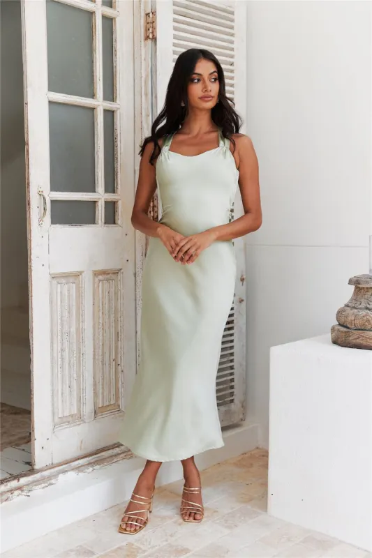 Tie It Up Girl Maxi Dress Mint sold by Hello Molly