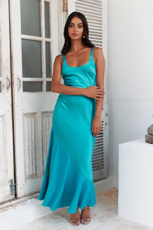 Ocean Air Maxi Dress Teal sold by Hello Molly