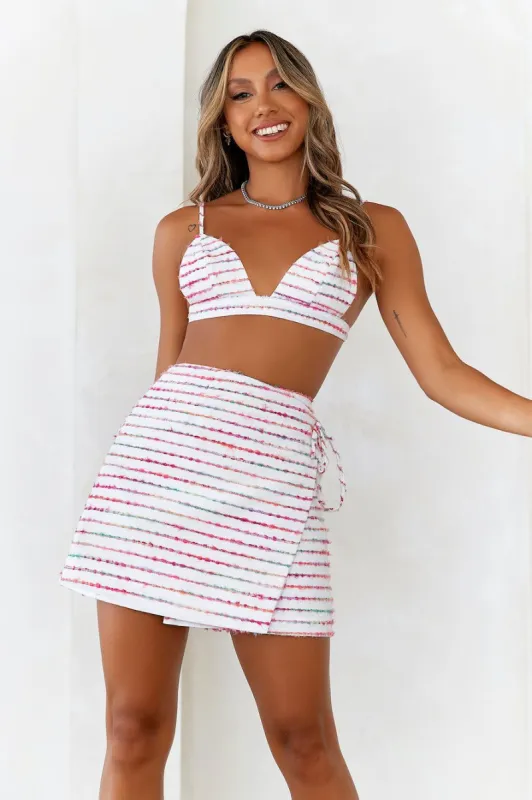 HELLO MOLLY Caramel Sweets Bralette Top Multi sold by Hello Molly