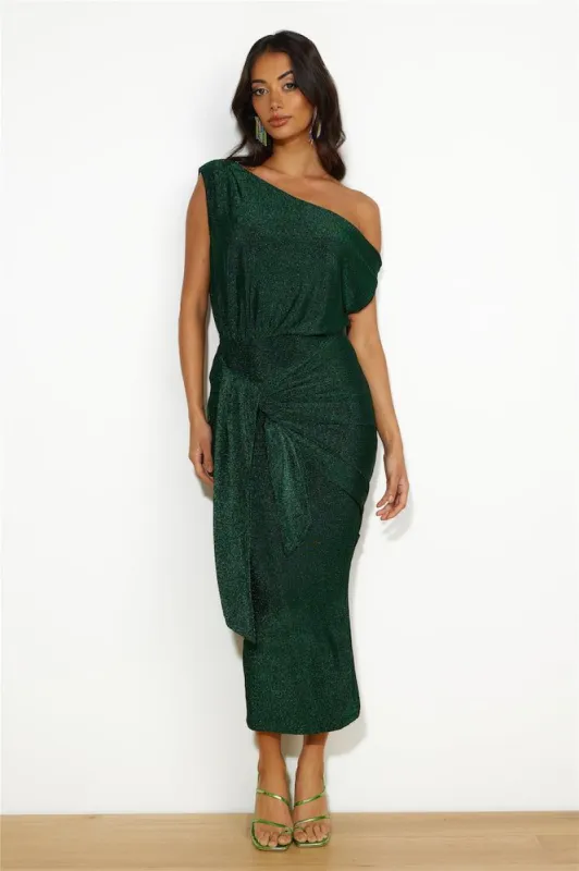 Desired By Me Midi Dress Green sold by Hello Molly