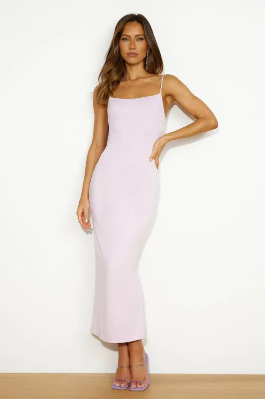 Twist For Me Maxi Dress Lilac sold by Hello Molly