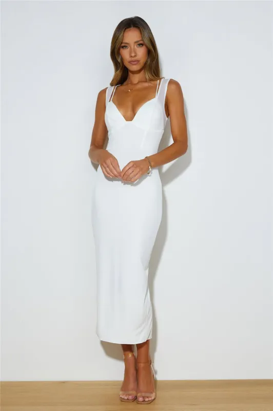 Lover Of Her Midi Dress White sold by Hello Molly