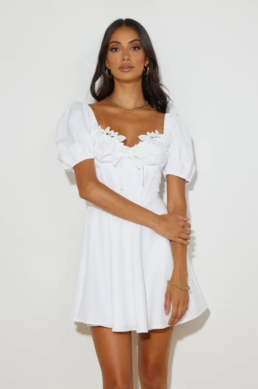 Feeling Fun Mini Dress White sold by Hello Molly