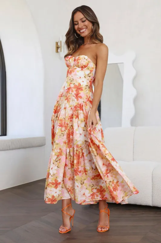 Daydream Look Midi Dress Floral sold by Hello Molly