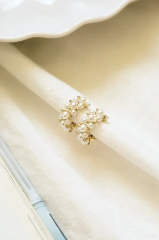 Pearl All Day Earrings Gold sold by Hello Molly