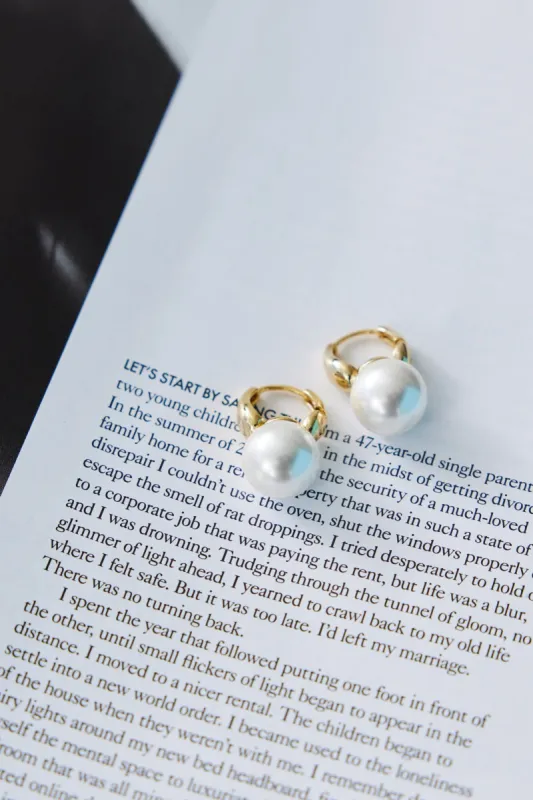 Never Left Earrings Gold sold by Hello Molly