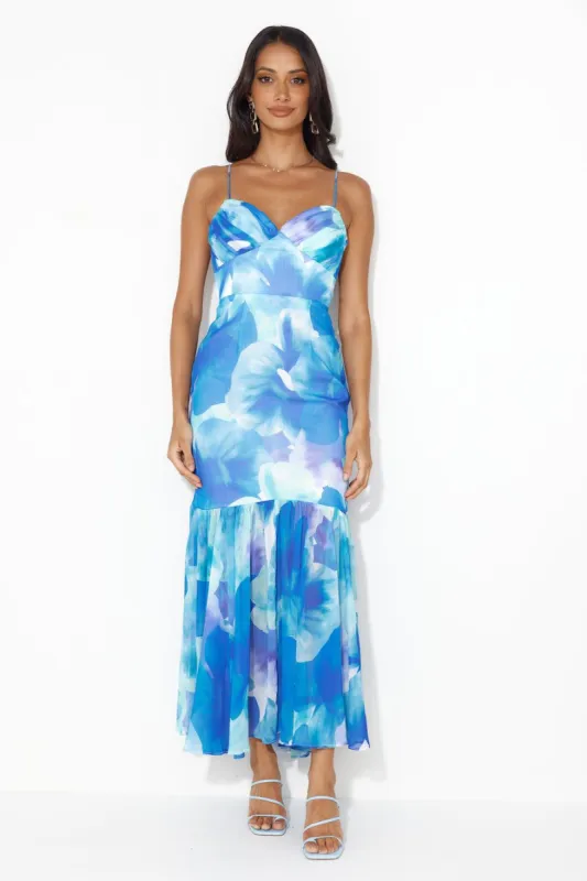 Gorgeous Event Maxi Dress Blue sold by Hello Molly