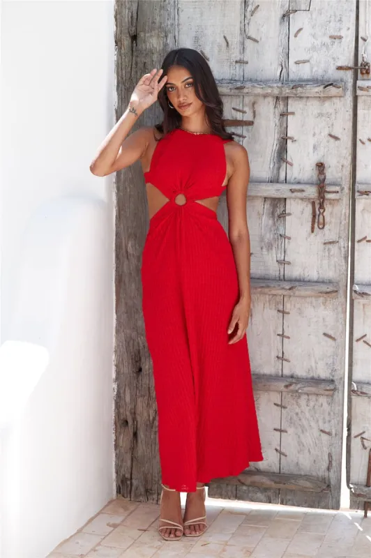 Got A Callback Maxi Dress Red sold by Hello Molly