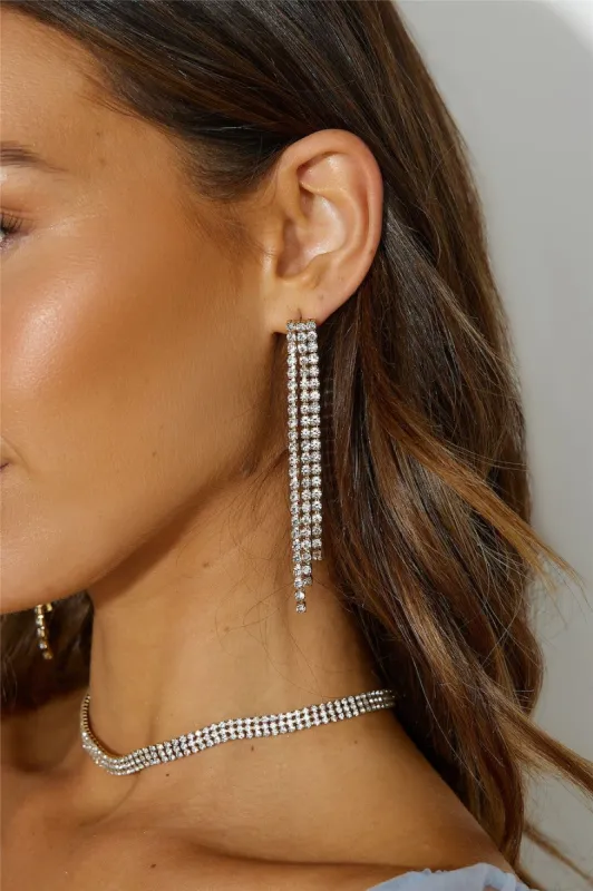 18k Gold Plated Triple Shine Earrings Gold sold by Hello Molly