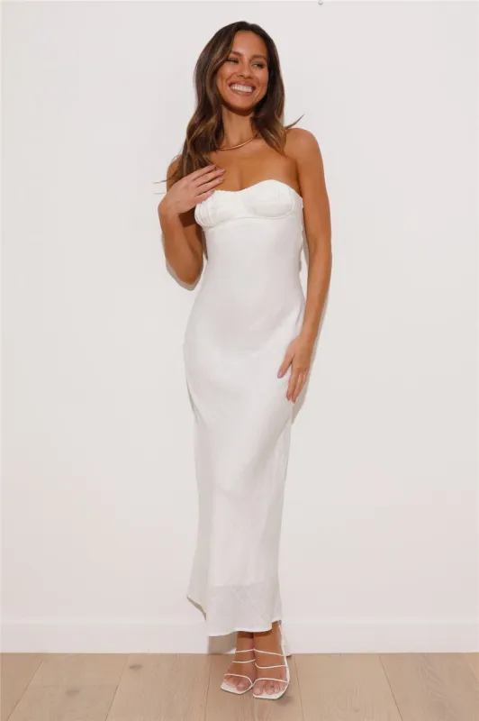 Sunset Party Maxi Dress White sold by Hello Molly