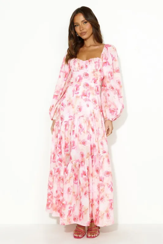 Good To Feel Maxi Dress Pink sold by Hello Molly