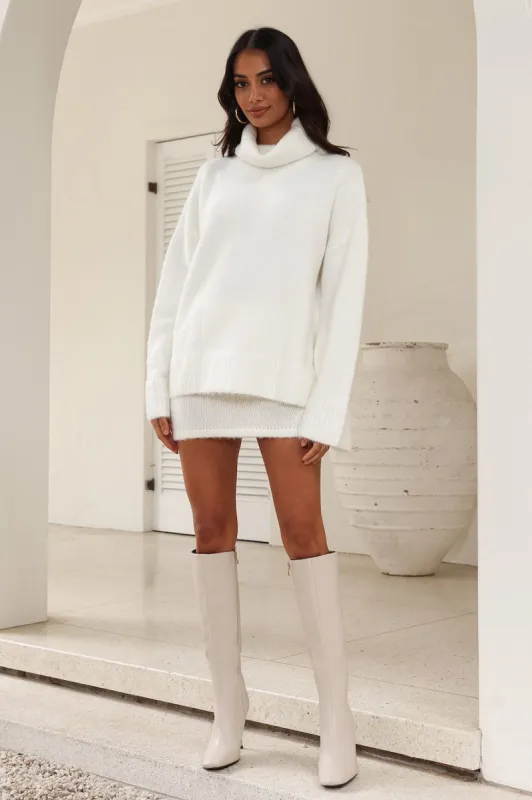 SNDYS Winnie Mini Skirt White sold by Hello Molly