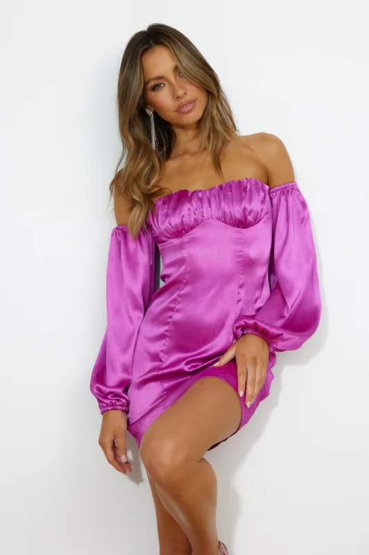 Luxe Look Mini Dress PURPLE sold by Hello Molly