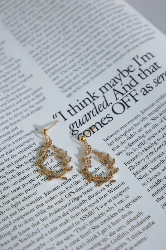 Terradays Earrings Gold sold by Hello Molly