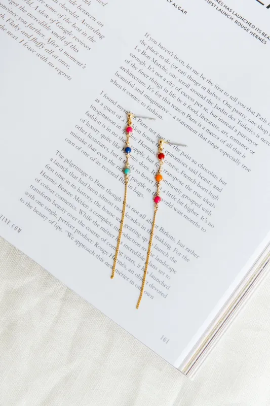 Summer Rainfall Earrings Multi sold by Hello Molly