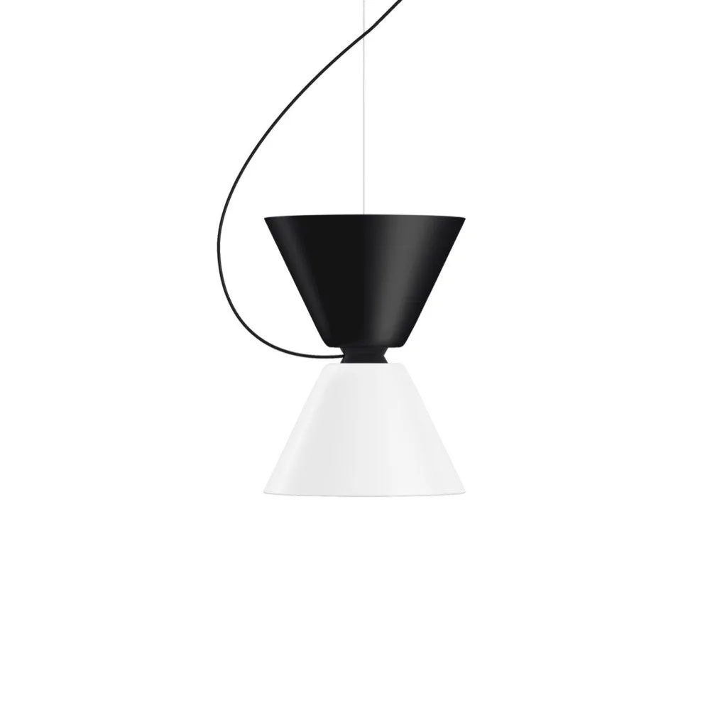 Alphabeta Pendant Uno Black / White sold by Hem