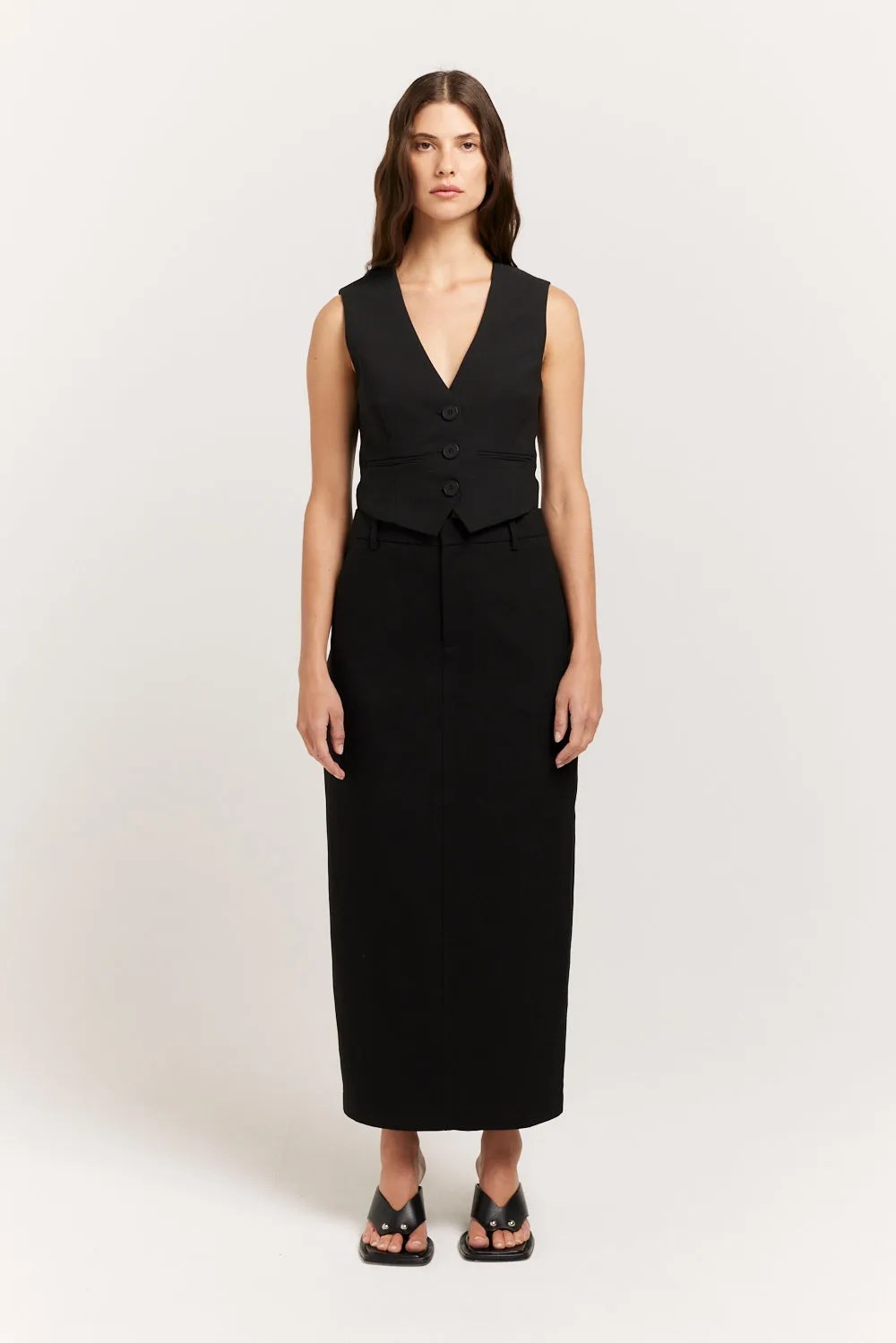 Greta Midi Skirt sold by Henne