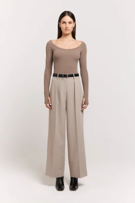 Odette Scoop Neck Top sold by Henne