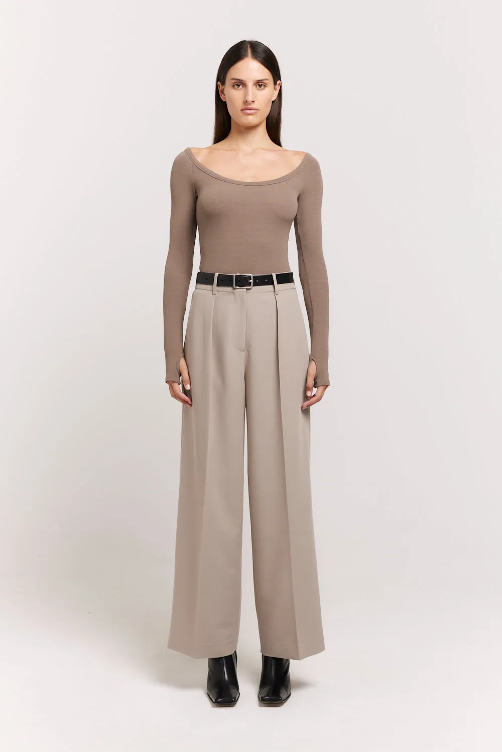 Odette Scoop Neck Top | Parallel