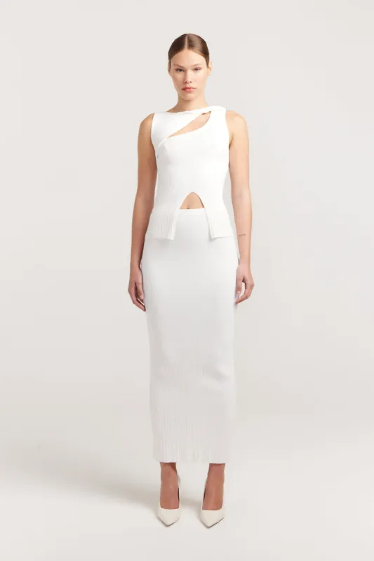 Romee Knit Skirt sold by Henne
