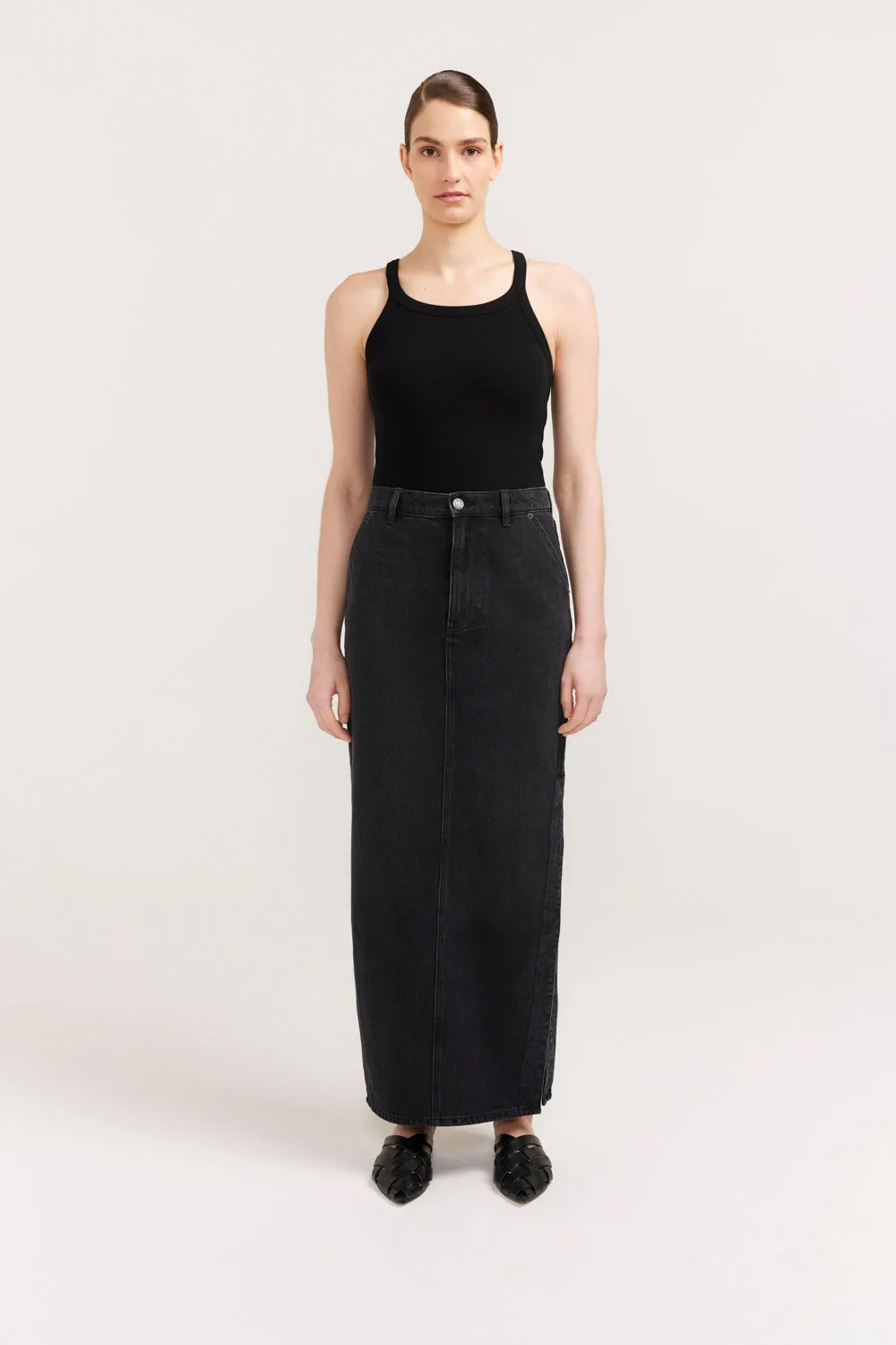 Vincenza Midi Skirt sold by Henne
