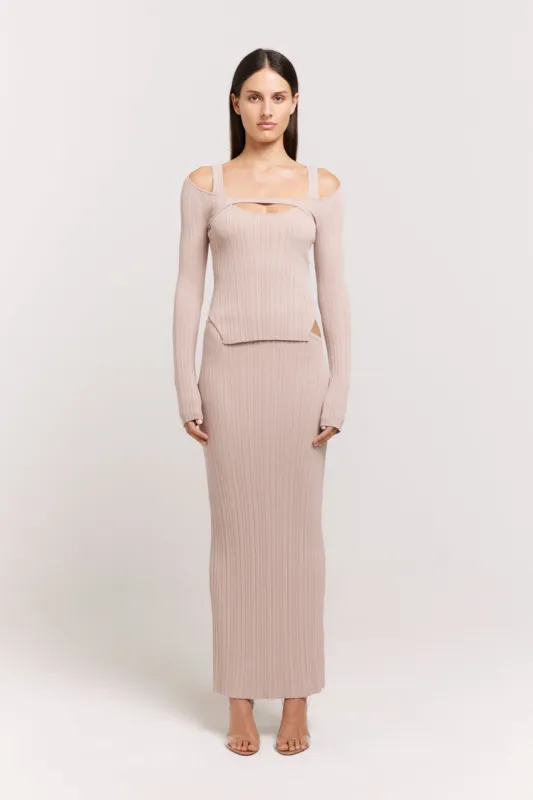 Romee Knit Skirt sold by Henne