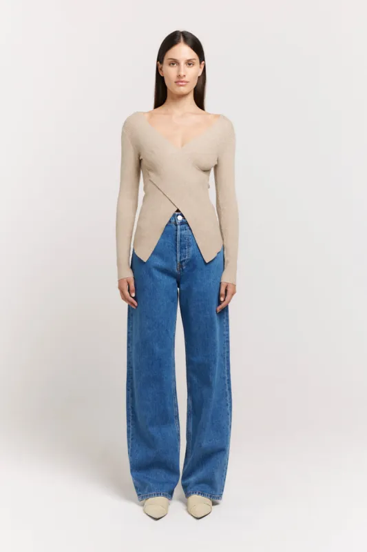 Edie Wrap Knit sold by Henne