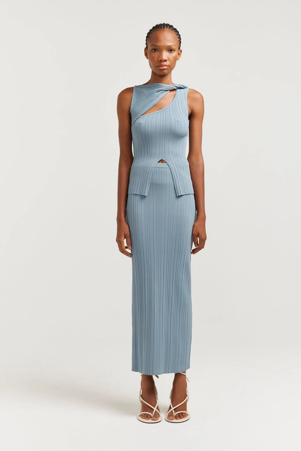 Romee Knit Skirt sold by Henne