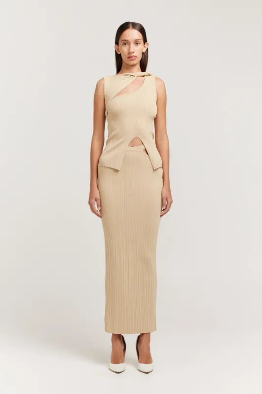 Romee Knit Skirt sold by Henne