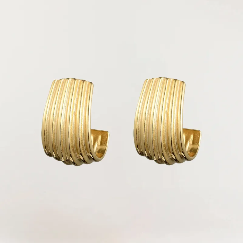 Verona Earring Gold sold by Henne
