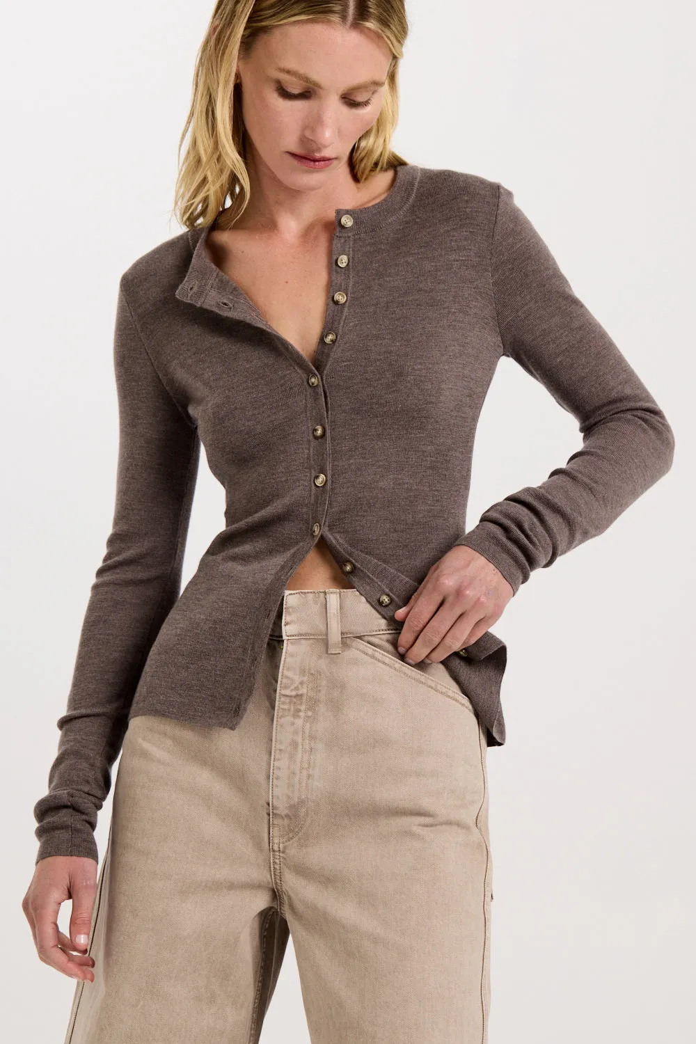 Calista Merino Cardigan sold by Henne product image thumbnail 5