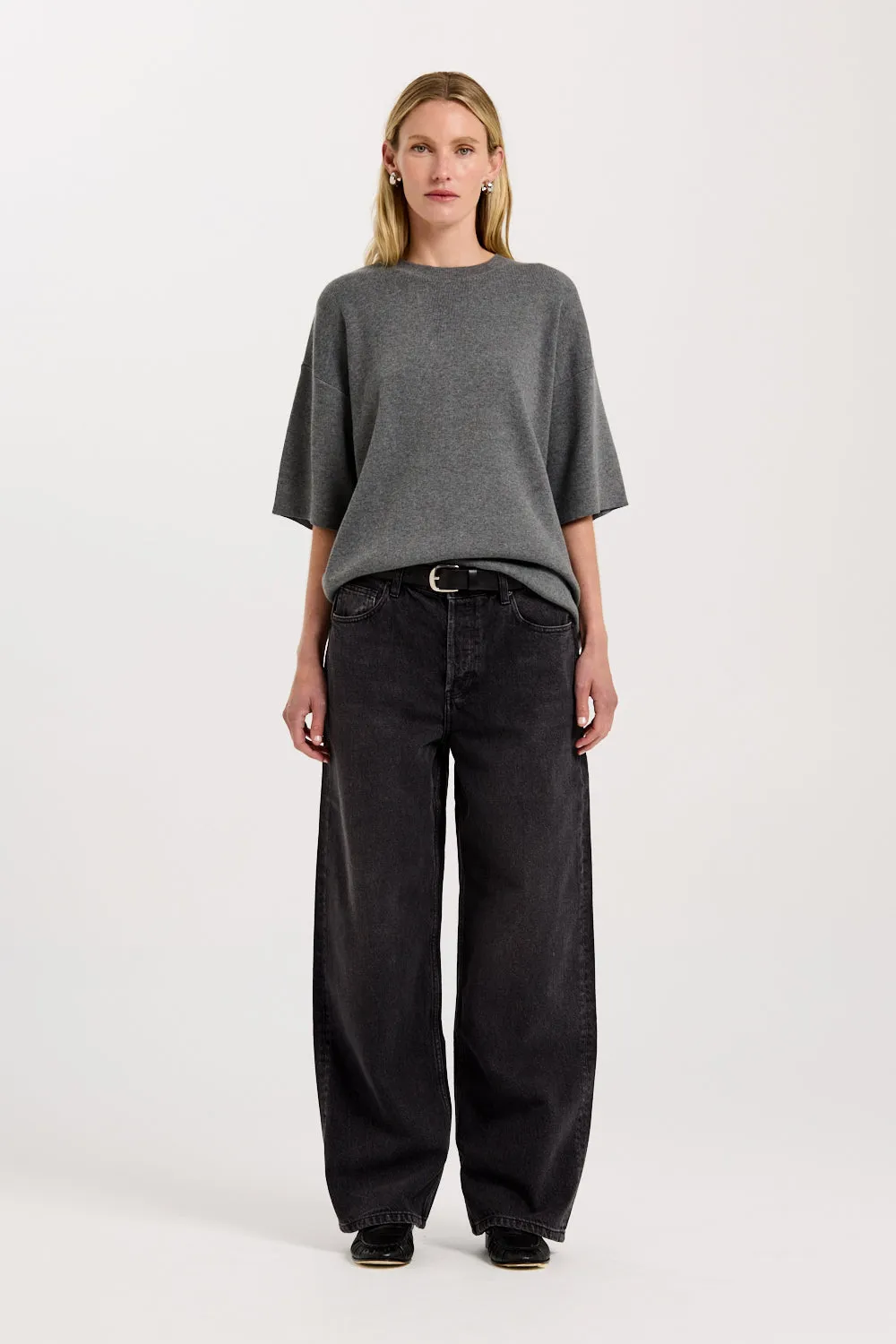 Zuri Knit T-shirt sold by Henne