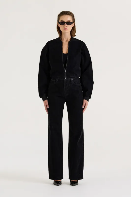 Flocked Mara Bomber sold by Henne