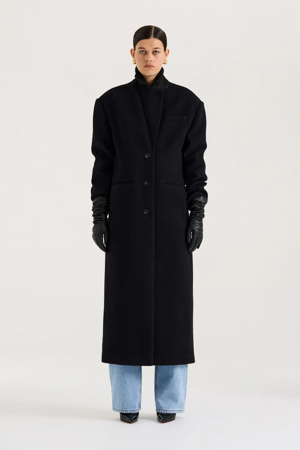 Harri Wool Coat sold by Henne