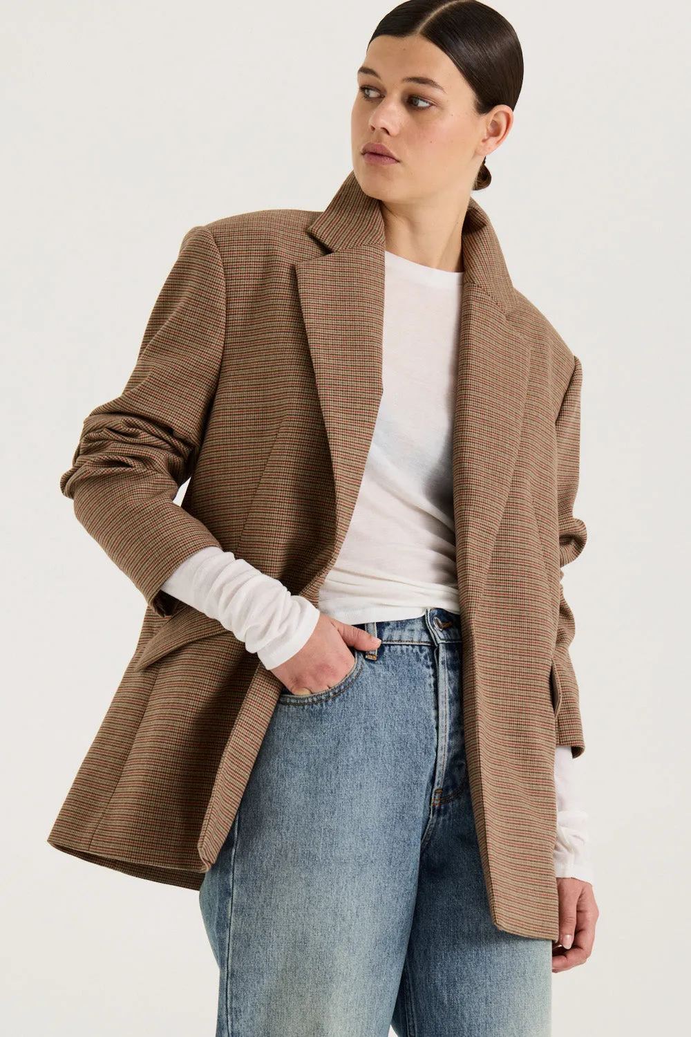 Ornella Checked Blazer sold by Henne product image thumbnail 5