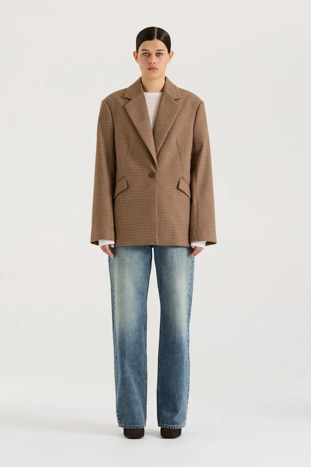 Ornella Checked Blazer sold by Henne