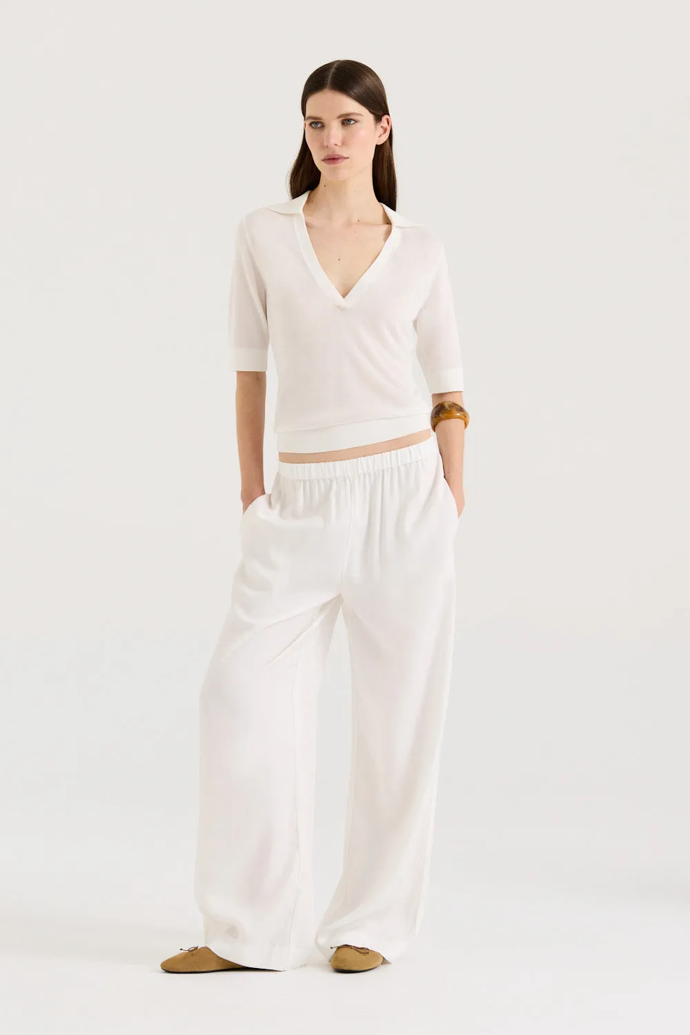 Jasper Short Sleeve Knit Top sold by Henne