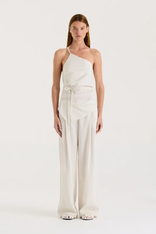 Lucia Asymmetric Top With Strap sold by Henne