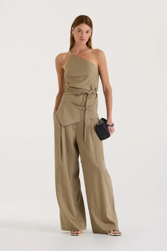 Lucia Pleated Trouser sold by Henne