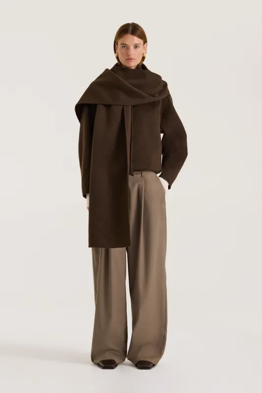Valea Scarf Coat made by Henne